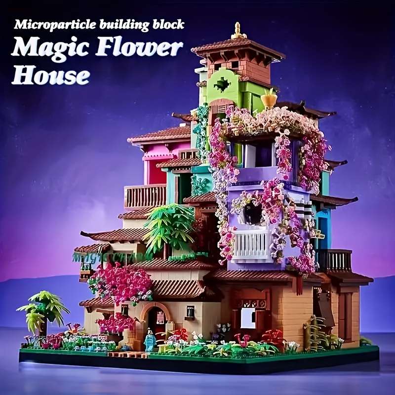 Building Toy Architectural Model Toy Set Style Little Fairy Pavilion