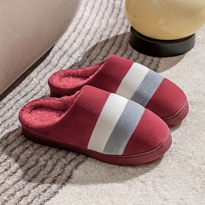 Cotton Slippers Color Red Sizeuk 9.5-10