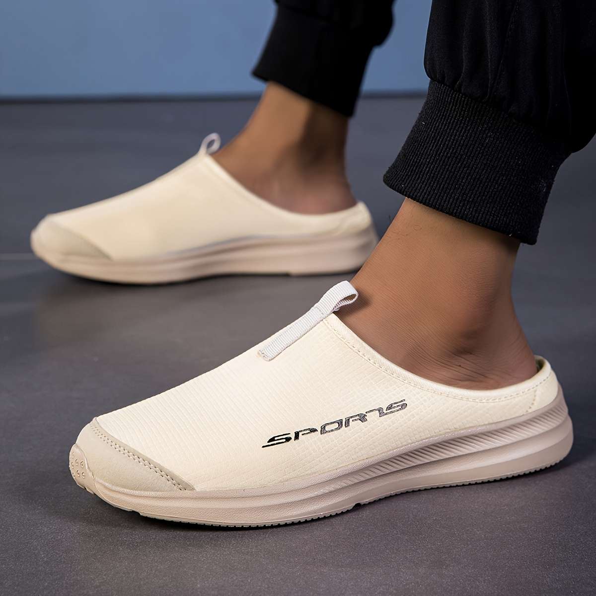 Men Slippers Summer Style Khaki Size Uk 3