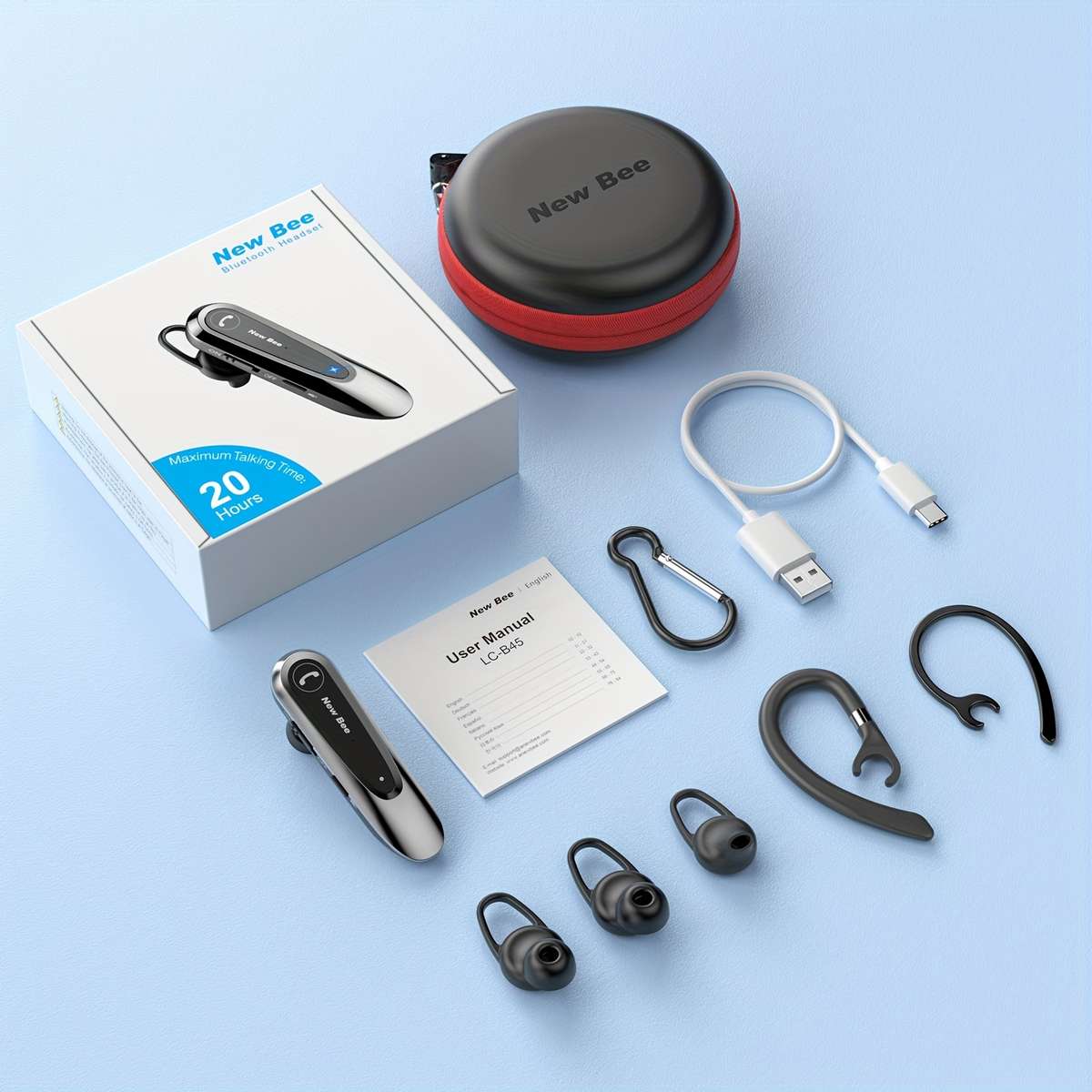 Rechargeable Wireless Earbuds Headphones Headset