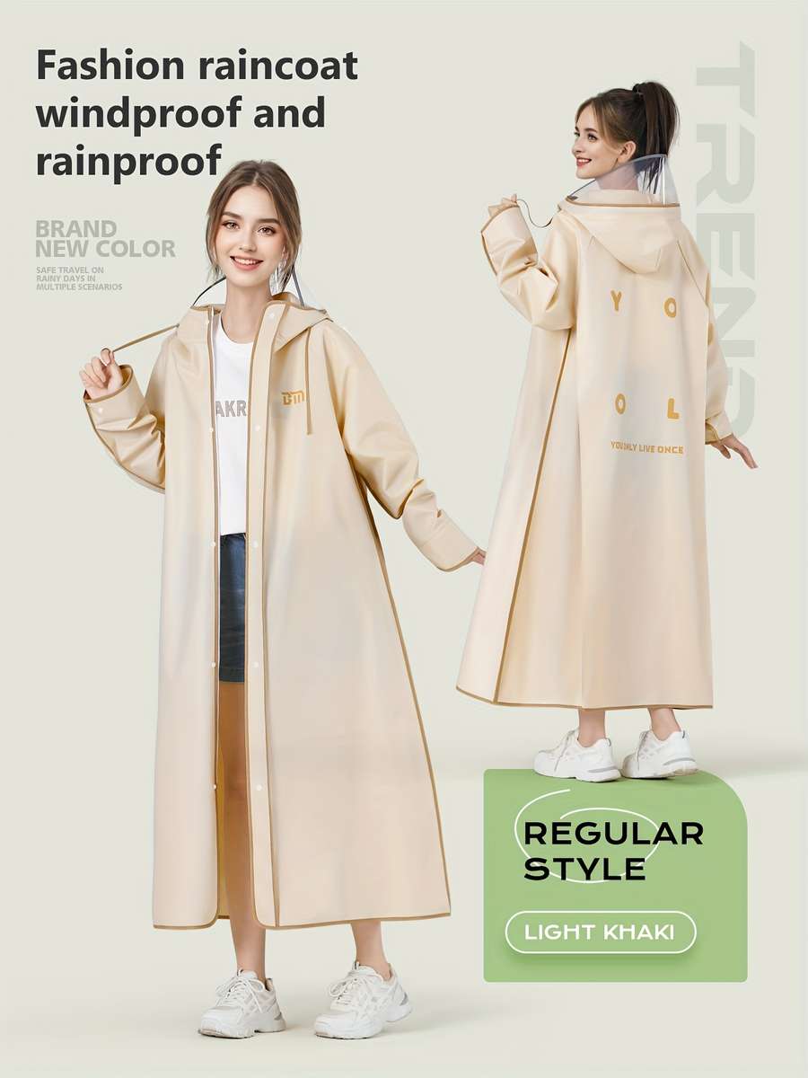 Raincoat Green Size Asian M