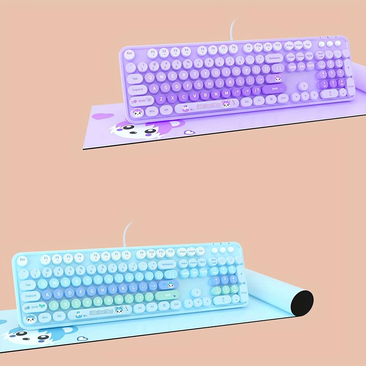 Keyboard Color Purple Mix