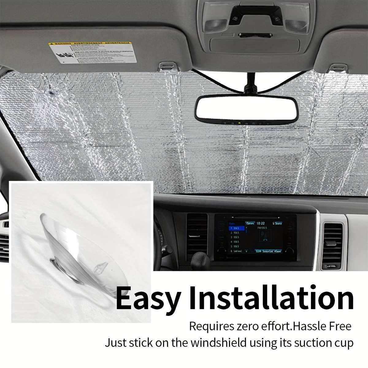 Car Sun Shades Size Size M 139.7 X75.95Cm