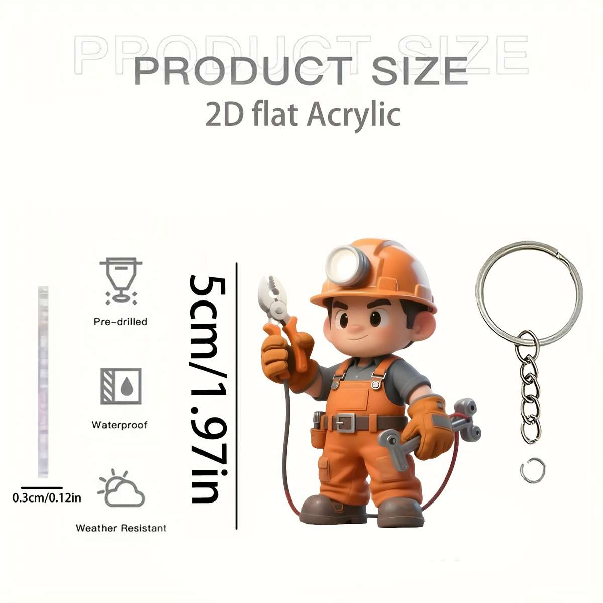 Keychain Ornament Size 5Cm