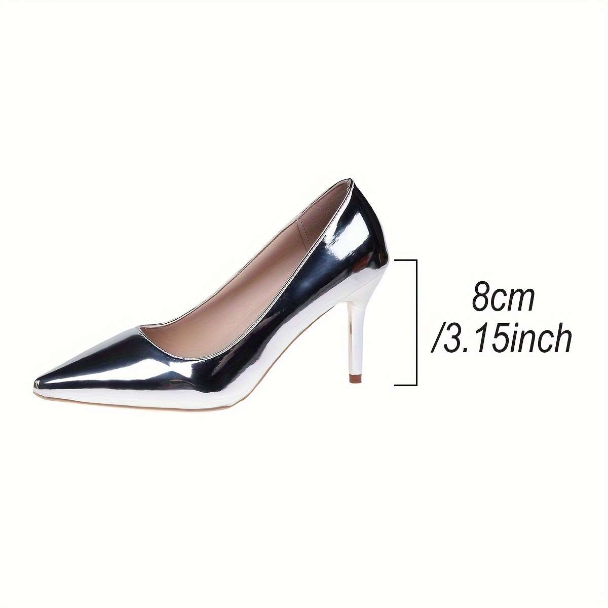 Women S High Heels Color Silvery Sizeuk 3