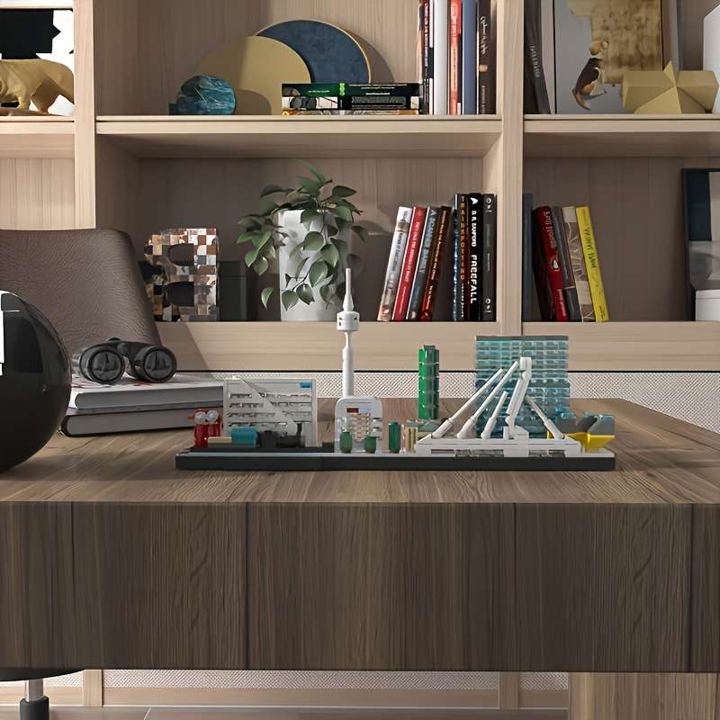 Building Toy Architectural Model Toy Set Quantity 656Pcs