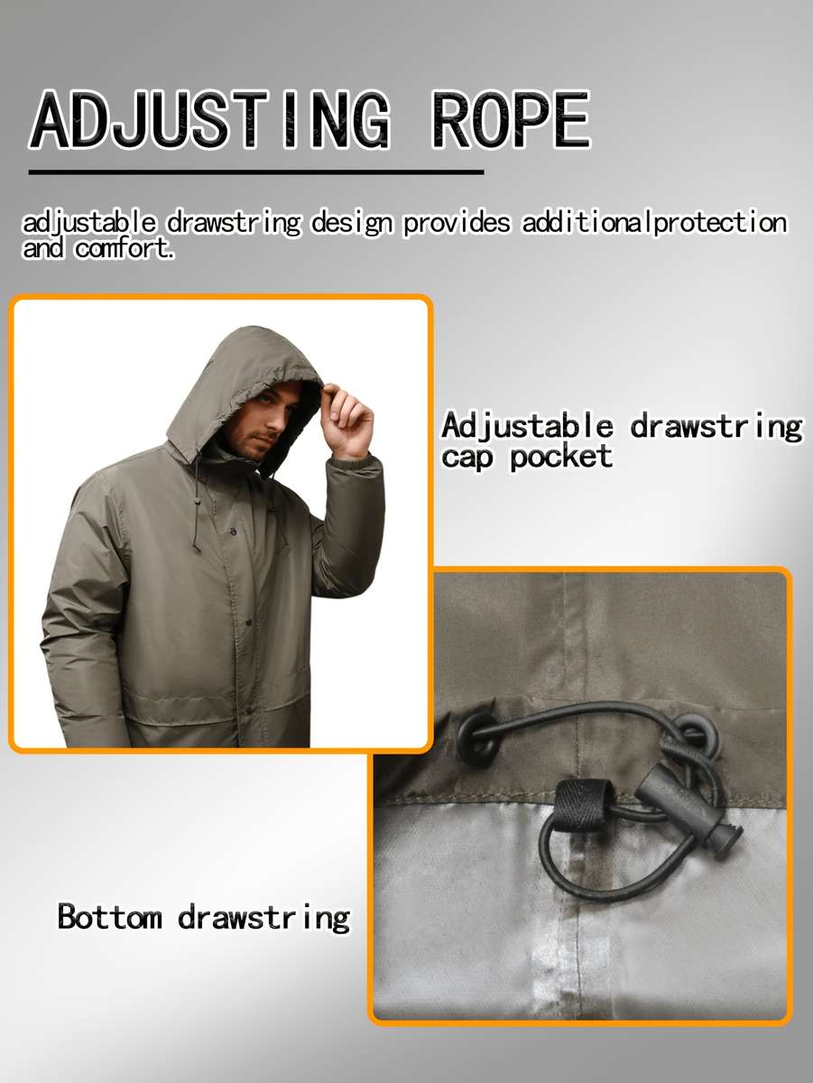 Raincoat Dark Brown Size M