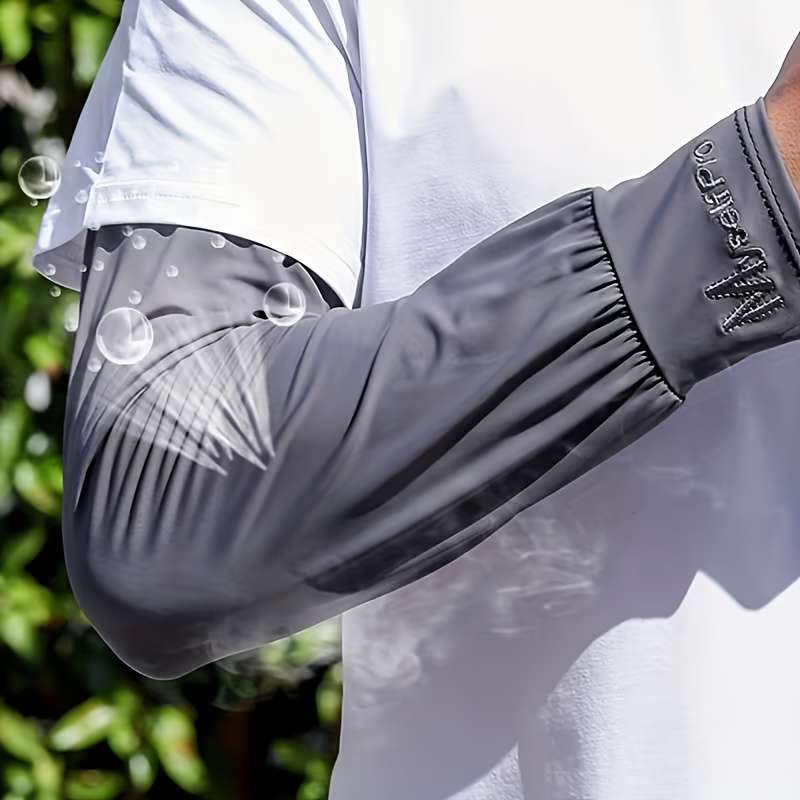 Sunscreen Sleeves Color 4Pcs Light Gray