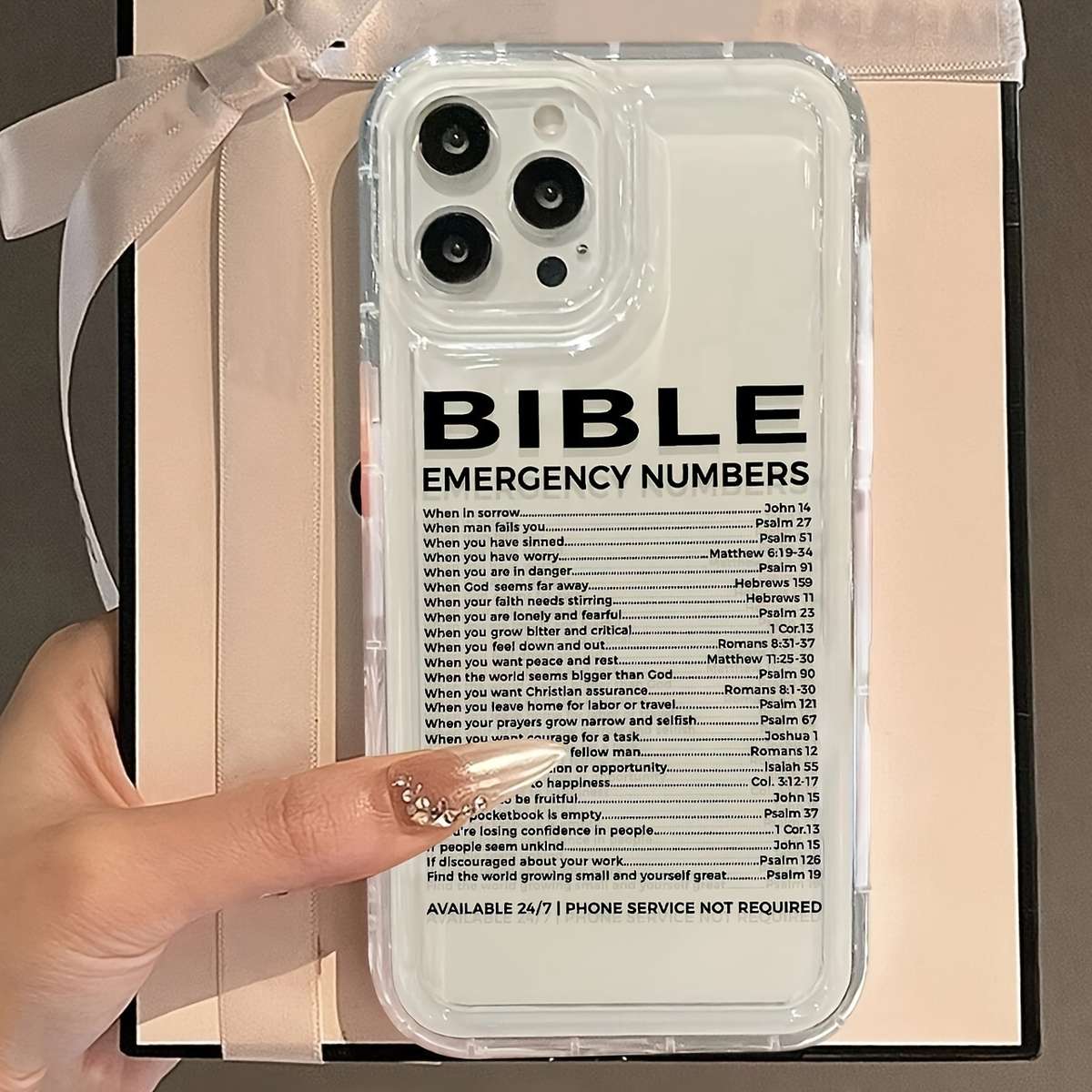 Transparent For iPhone Phone Case