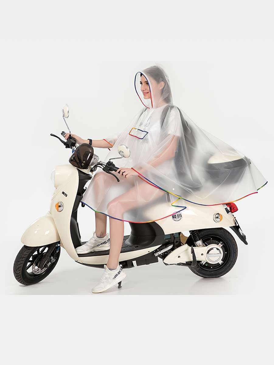 Raincoat White Size Asian Onesize