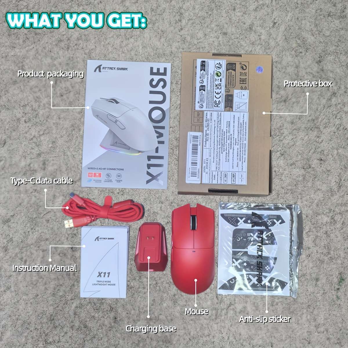 Mouse Color Red