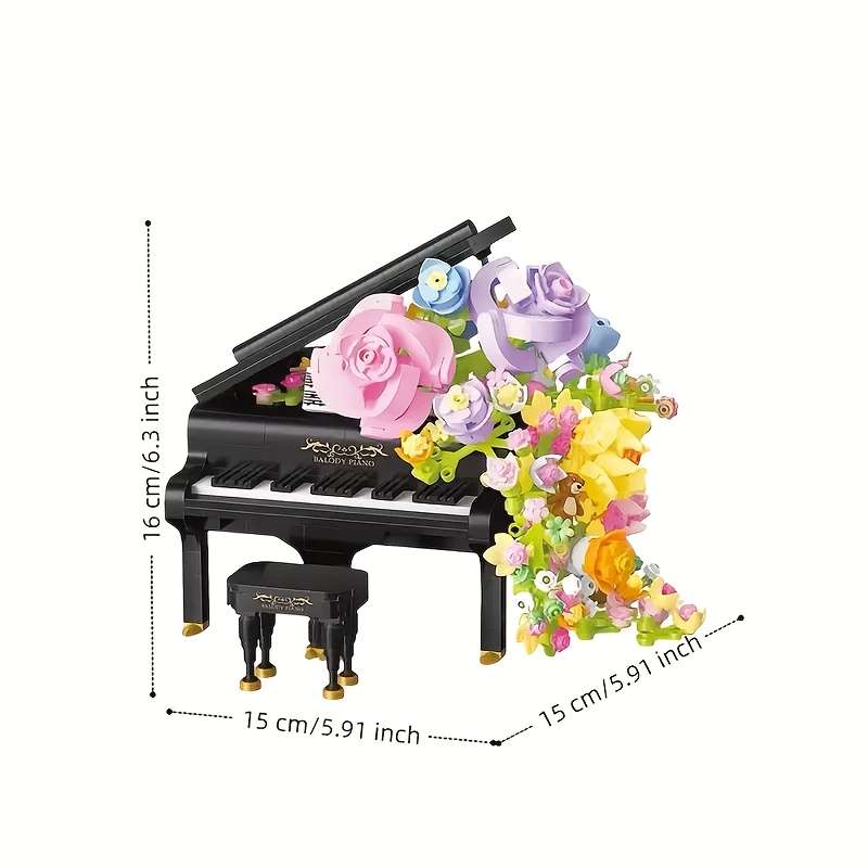 3D Puzzle Musical Instrument Model Model Piano Blocks