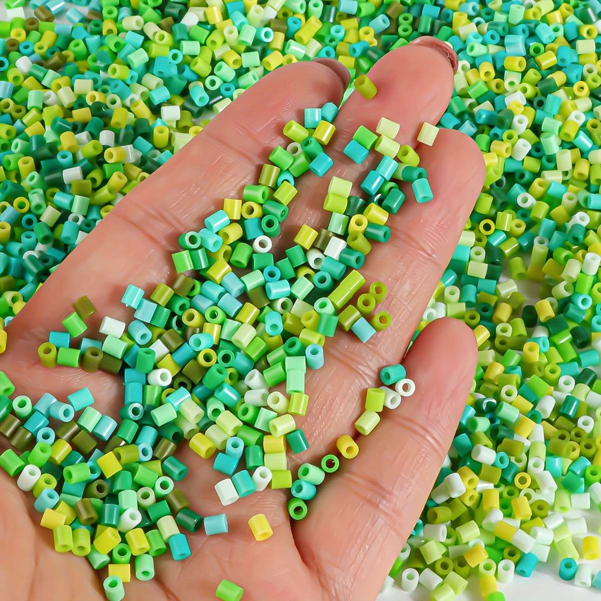 Perler Bead Set Green Random Color B 5K