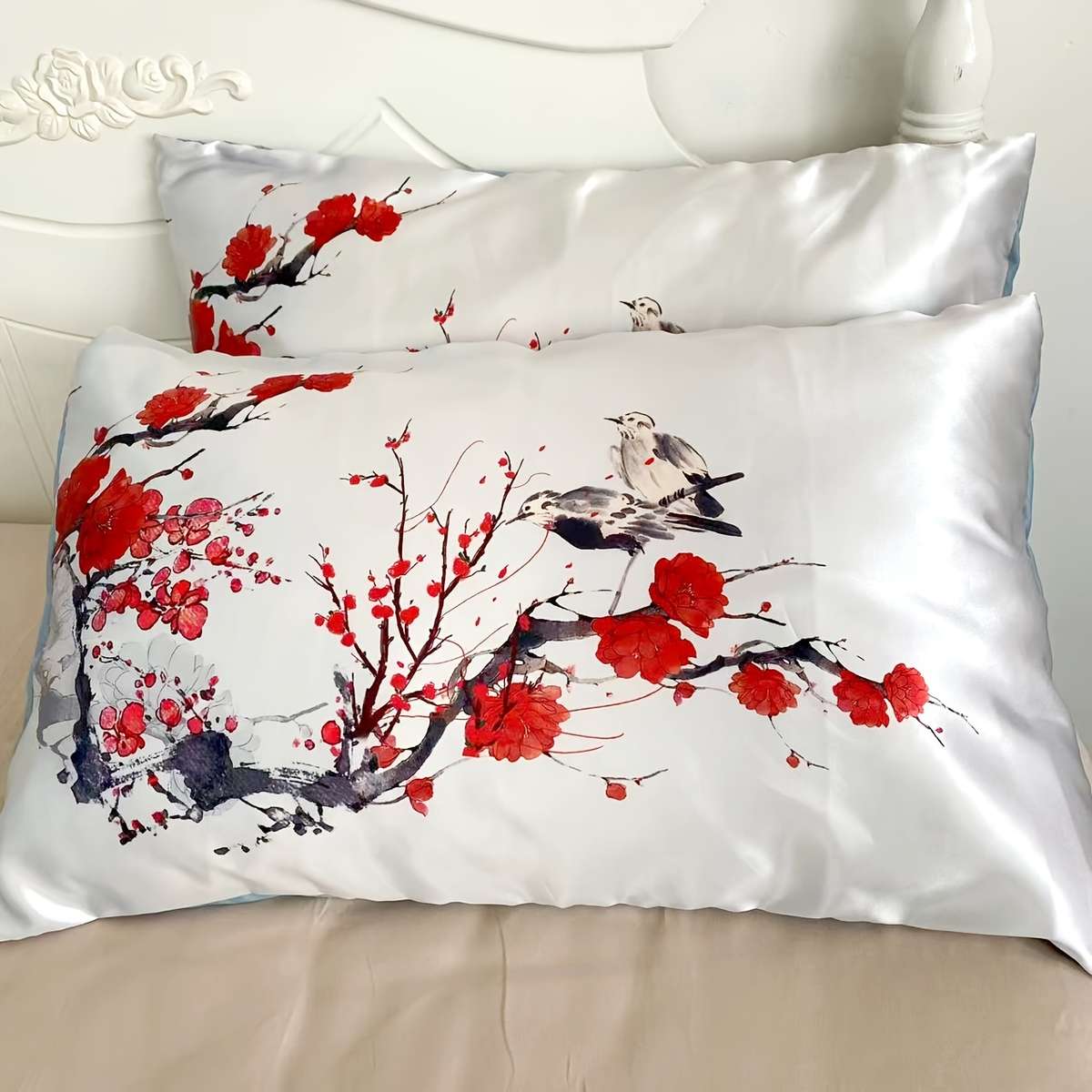 Satin Pillowcase Color Style7 Size50Cm*75Cm