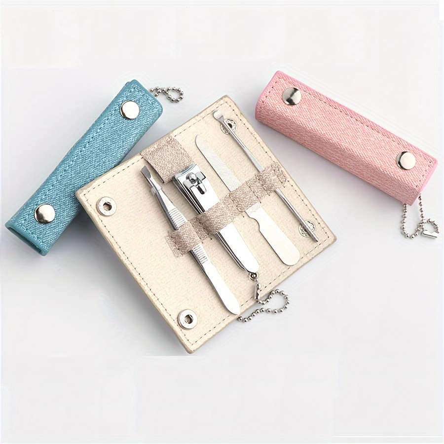4pcs Carbon Steel Stainless Steel Beauty Tool Kit Hypoallergenic No Electricity or Battery Ne