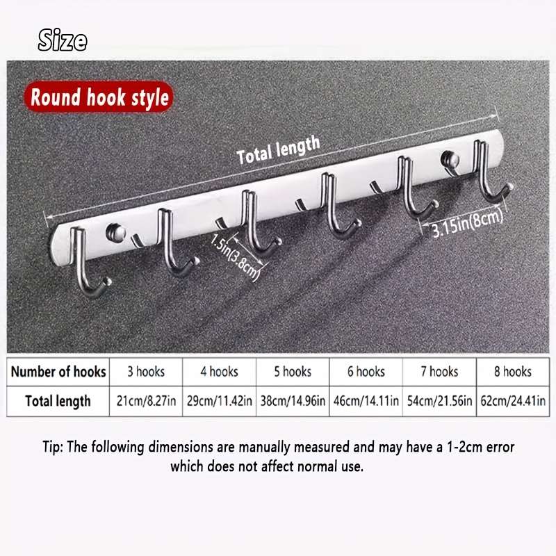 Hook Upmodel 7 Hooks Items Circle Hook Heavy Duty Hook