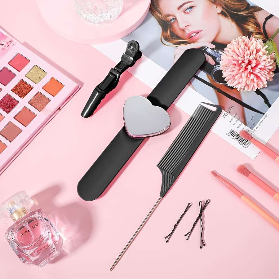 Hair Braiding Products Color Black Items7Pcsheart Watch Set