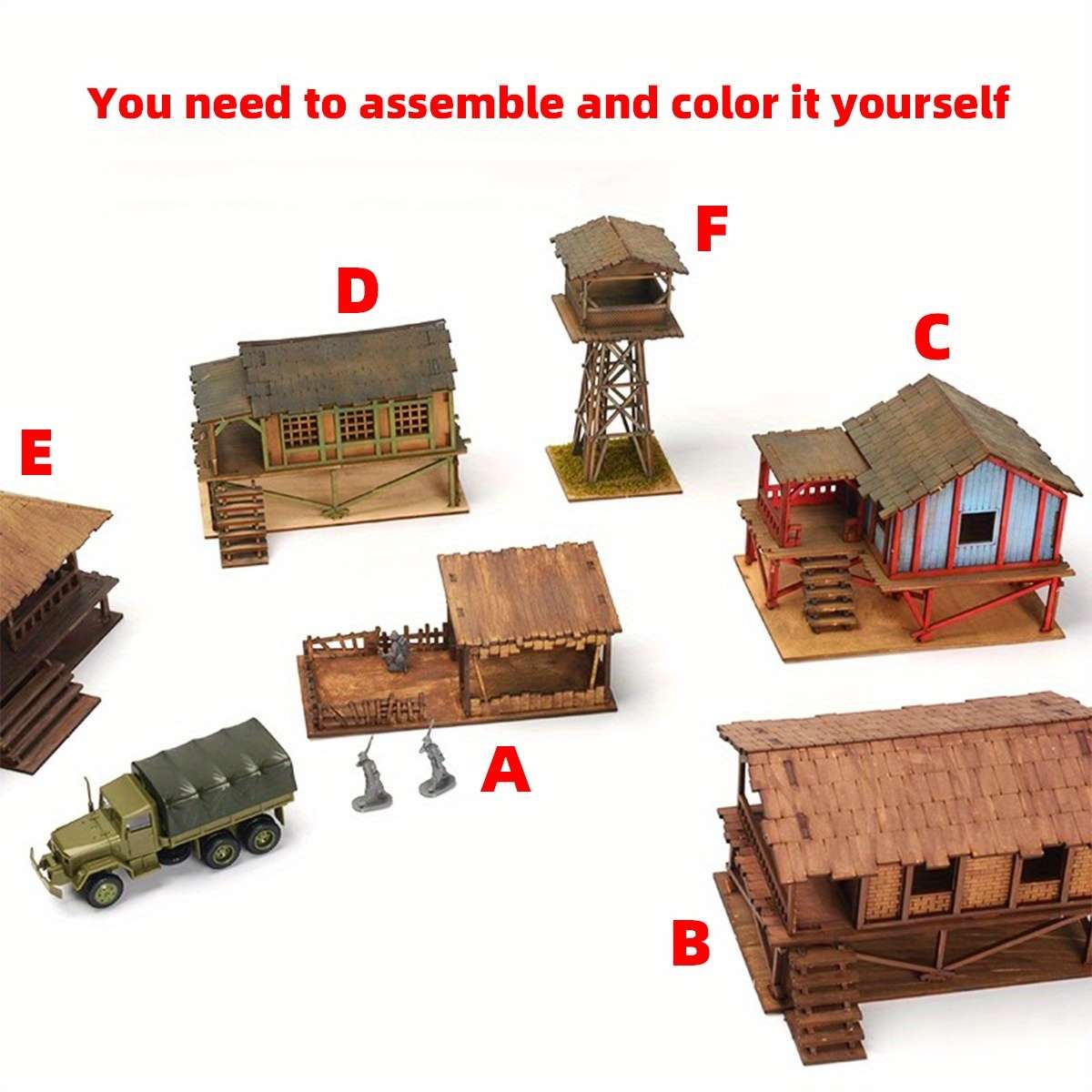 Building Toy Architectural Model Toy Set Model Type D