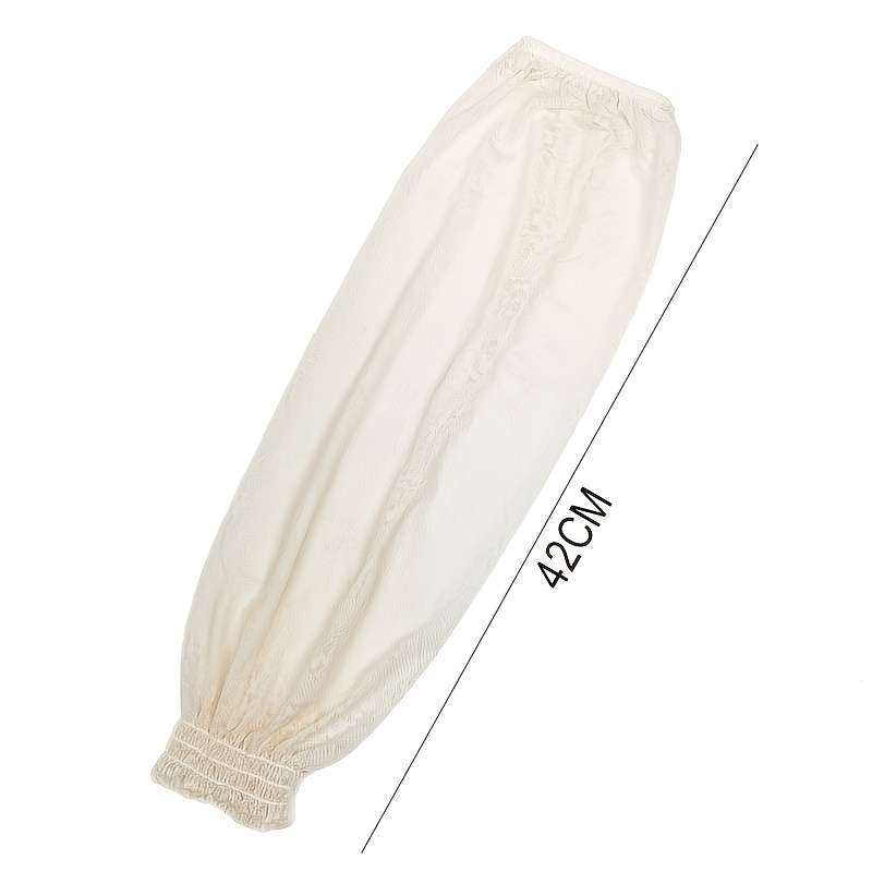 Sunscreen Sleeves Color Lace Cuff Cooling Ice Sleeves Pink