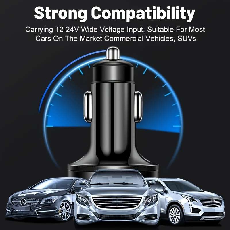 Charger Color 2Pd  Add  4Usb  Black