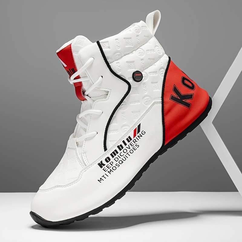 Sneakers White Red Size Uk 7