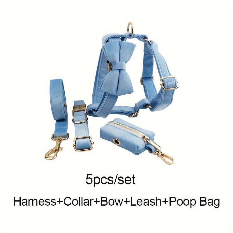 Dog Leash Color Sky Blue* 5Pcs Size S