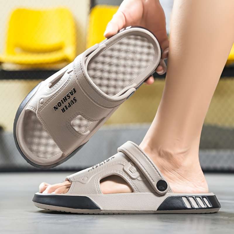 Sandals Color Black & White Size Uk 7.5 8 Wide