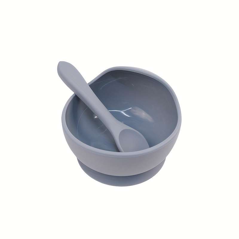 Baby Food Bowl Items 2Pcs Pure Blue