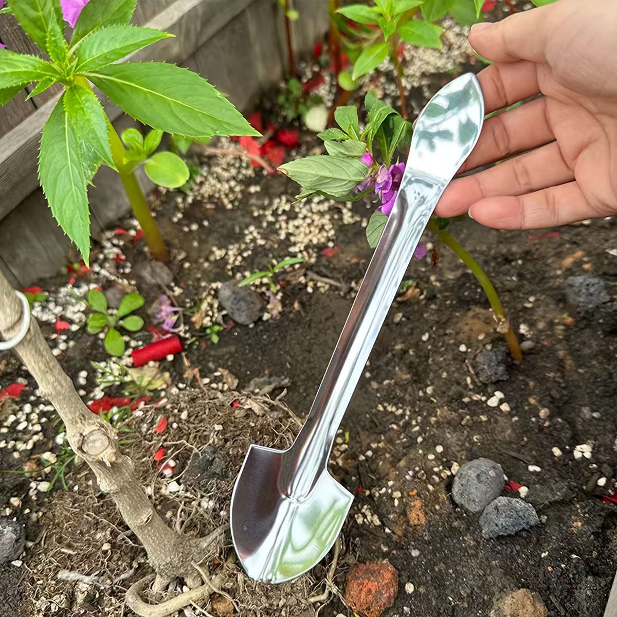 2Pcs Stainless Steel Transplanting