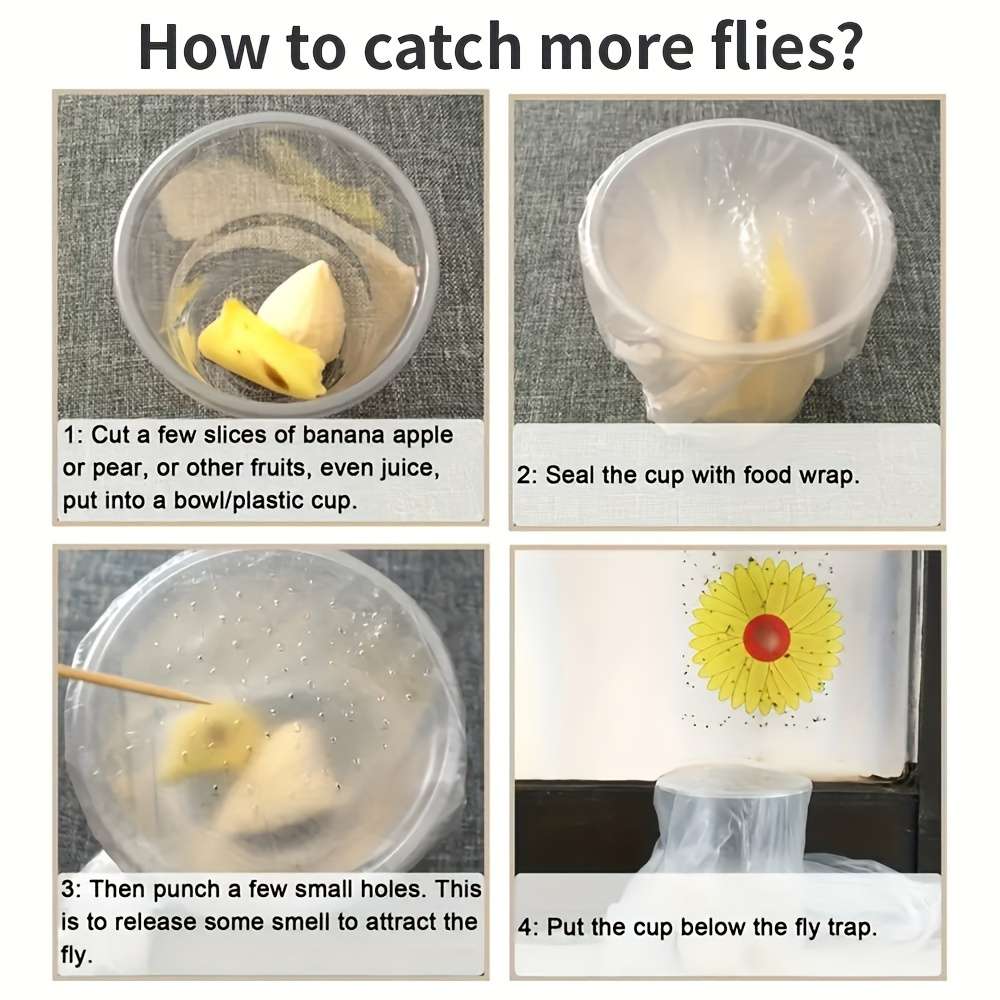 Fruit Fly Traps Quantity 6Pcs Cherry Blossom