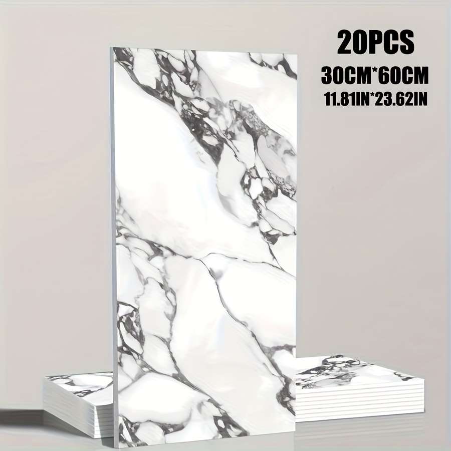 24PCS Minimalist Oil Resistant Black Bohemian Style Easy Peel And Stick Office