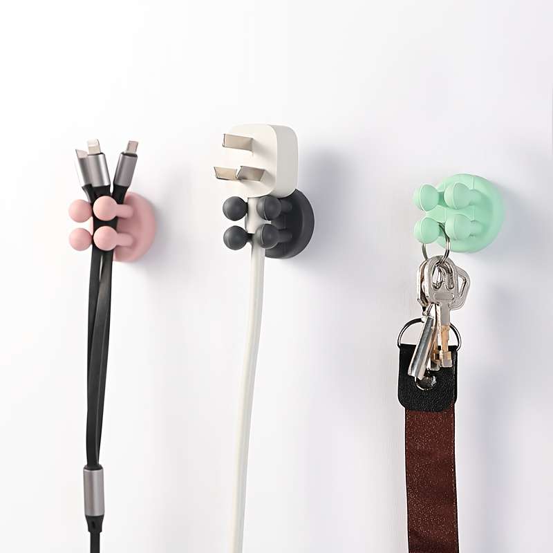 2 Silicone Wall Mounted Shower Razor Holders With Hooks A color Assorted Varieties Quantity 2pcs