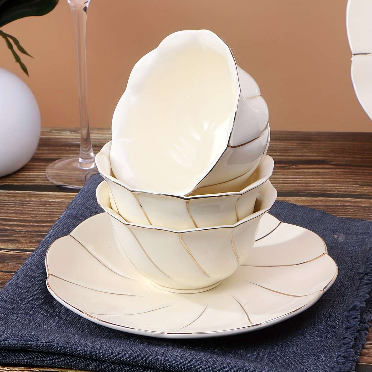Bowl Color Cream Yellow Quantity2Pcs