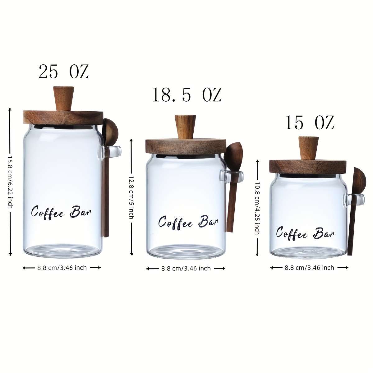 Sealed Jar Model 3Pcs Set