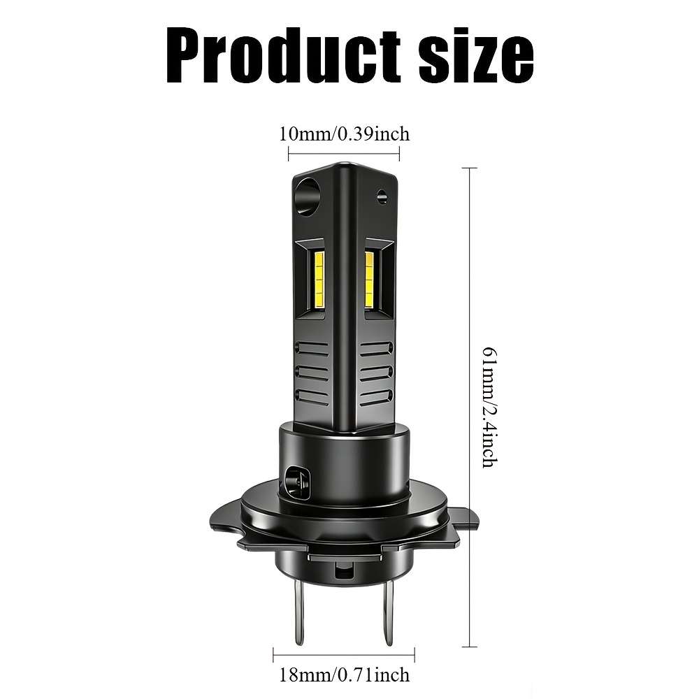 Car Lights Color 2Pcs H7