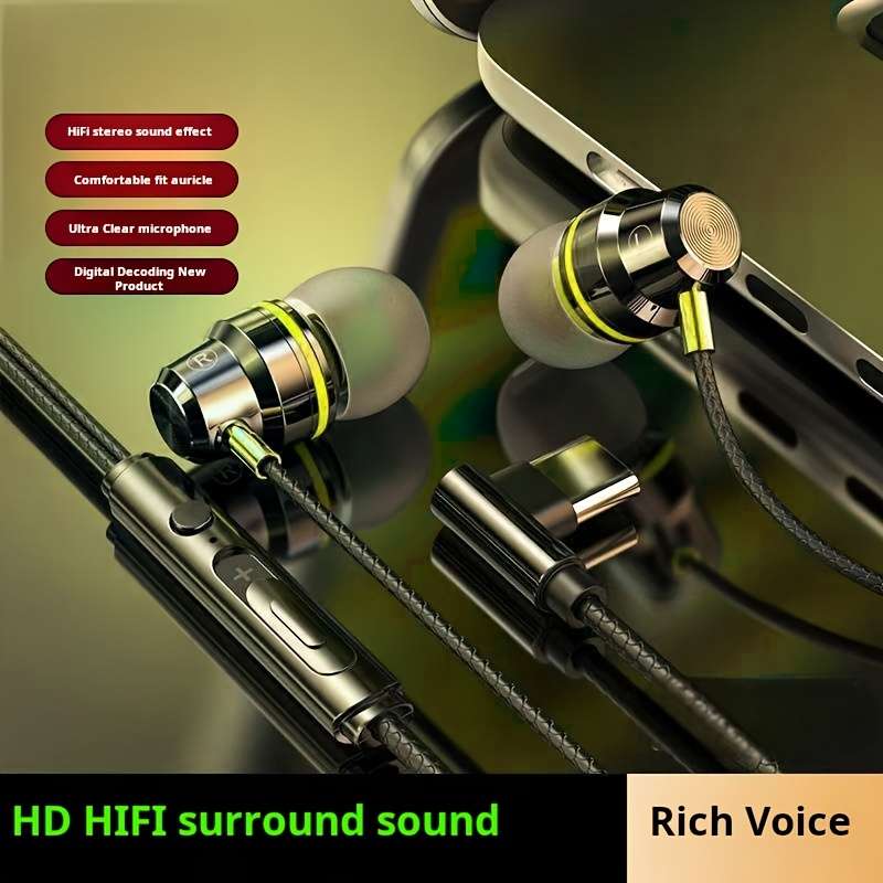 Wired Headphones Silvery Model 3.5Mm Round Jack
