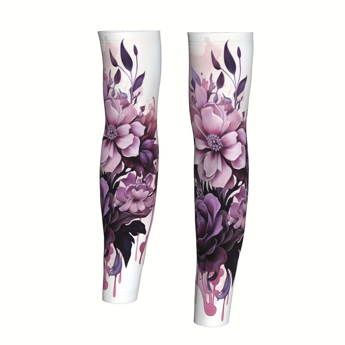 Pair Luxury Floral Peony Tattoo Pattern