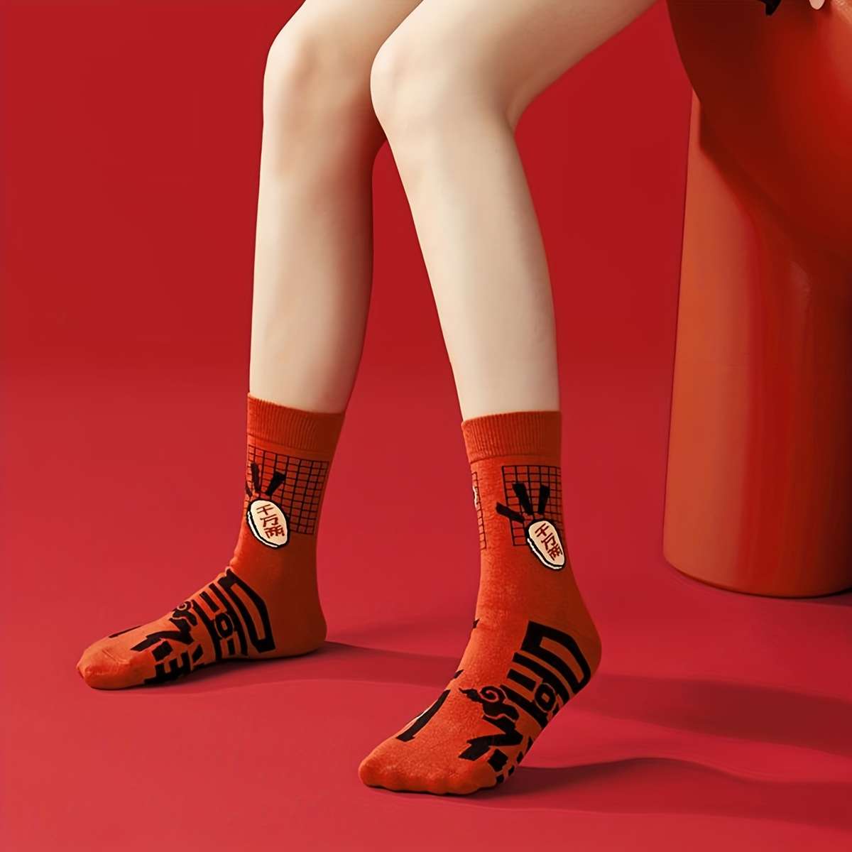 Women S Socks Color 5 Pairs Of Five Blessings Size Onesize
