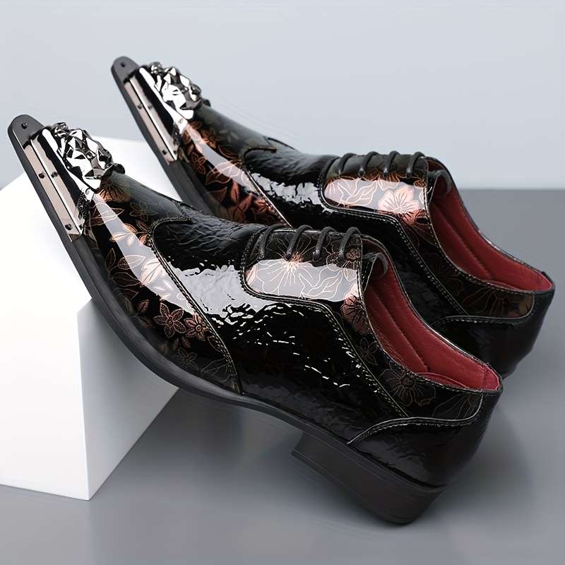 Mens Leather Shoes Color Red Sizeuk 10.5