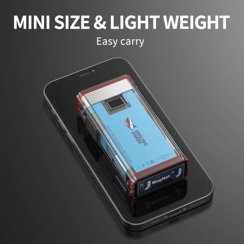 Compact 1Pc Smiling Shark Modes Super Bright Flashlights Professional Reliable