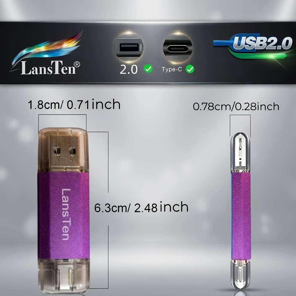 Usb Flash Drive Color 4 Pcs Red Storage 2Gb