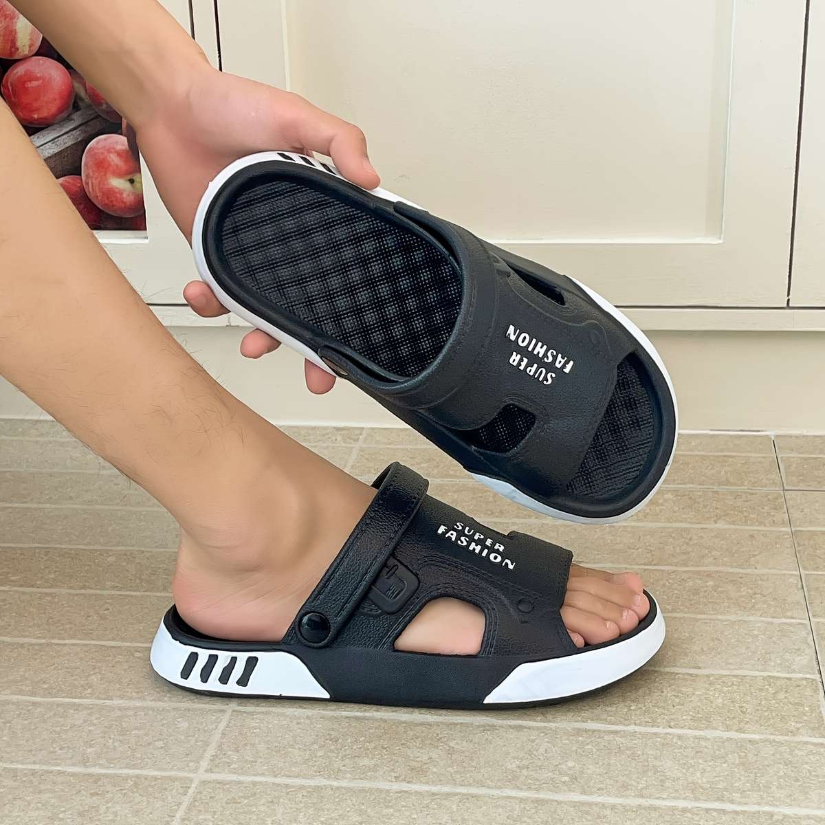 Sandals Color White Size Uk 8.5 9 Wide