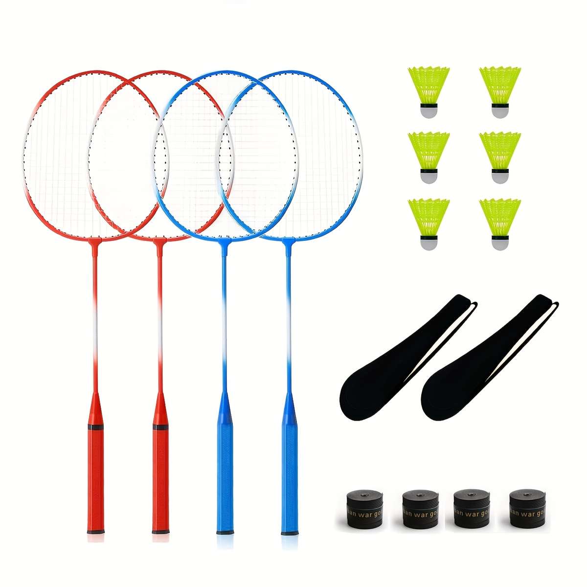 Badminton Racket Color Gradient Bluegradient Red