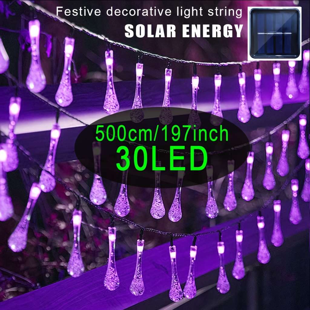 Christmas Lights Purple Light Quantity 5 Meters 20 Lights