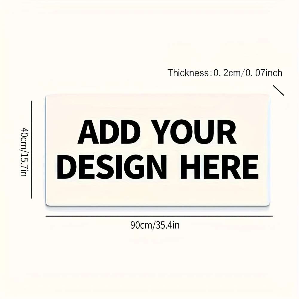 Mouse Pad Size 35.4*15.7 Inches 90*40Cm