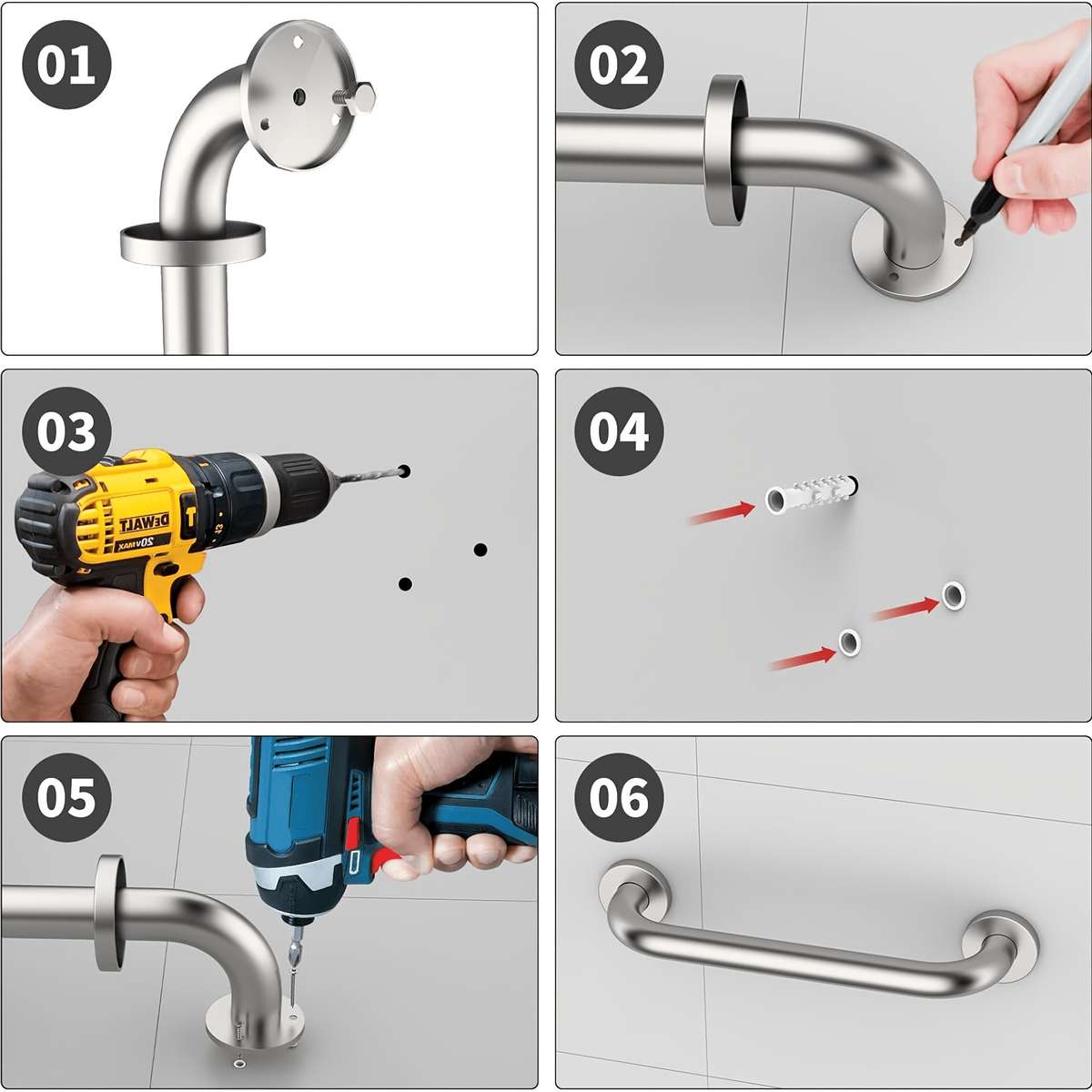 Handrail Size 40.64 Cm Quantity2Pcs