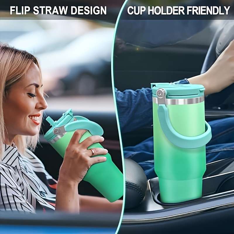 Water Cup Color Gradient Blue