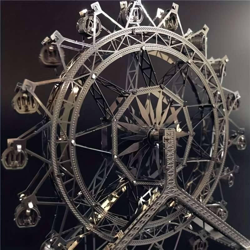 Building Toy Architectural Model Toy Set Color Ferris Wheel  Without Tools