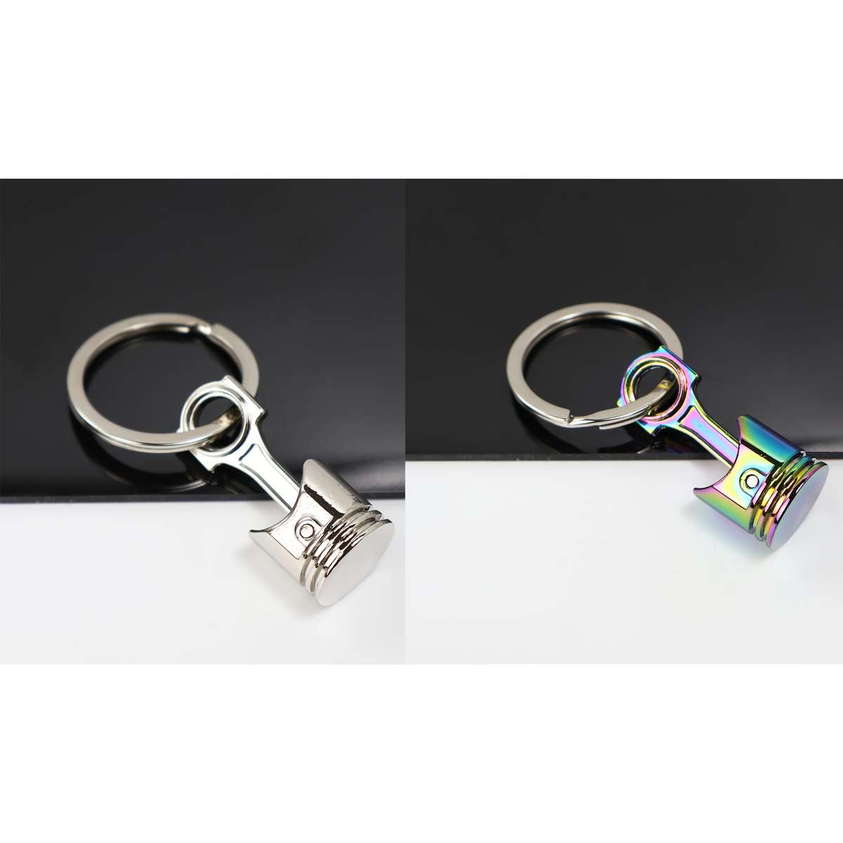 Keychain Ornament Color 2Pcs Black  Color