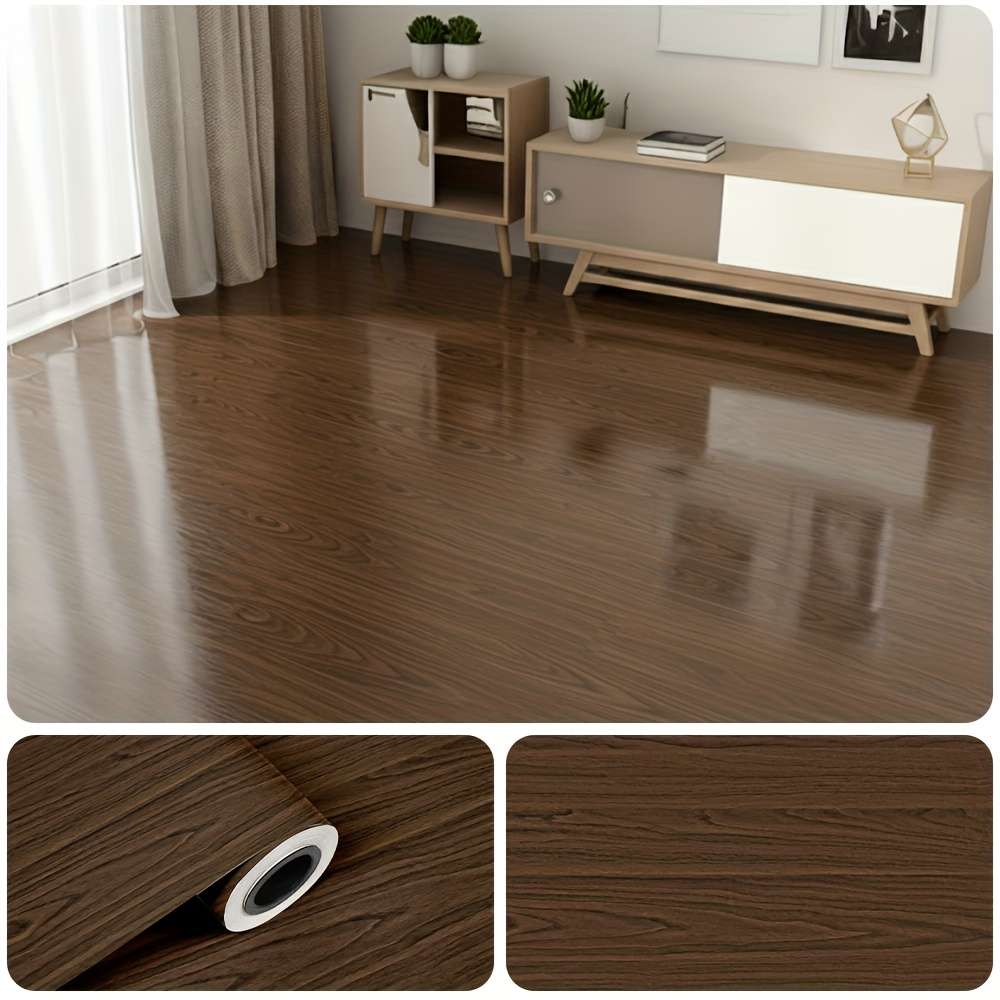 Self Adhesive Floor Stickers Gray White 40.01Cm*9.0Meter